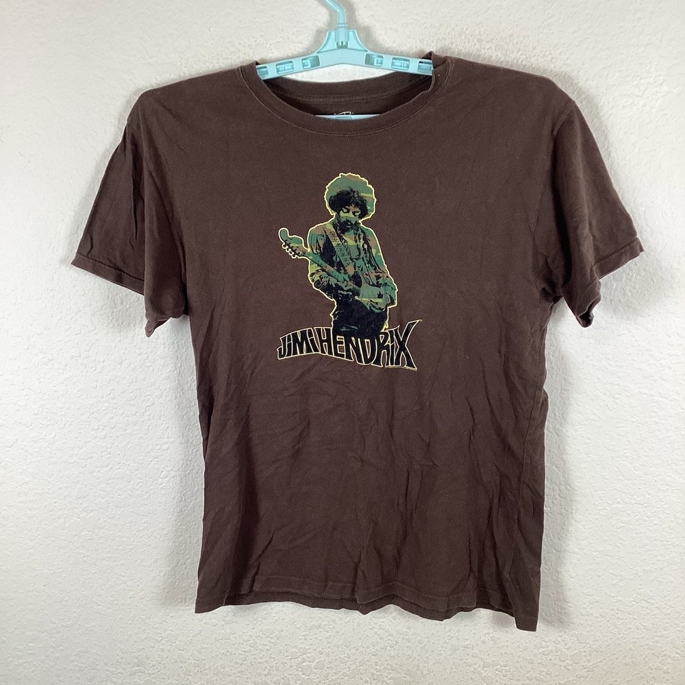 Jimi Hendrix Mens T Shirt Sz M Medium Short Sleeve Crew Neck Pilling Good